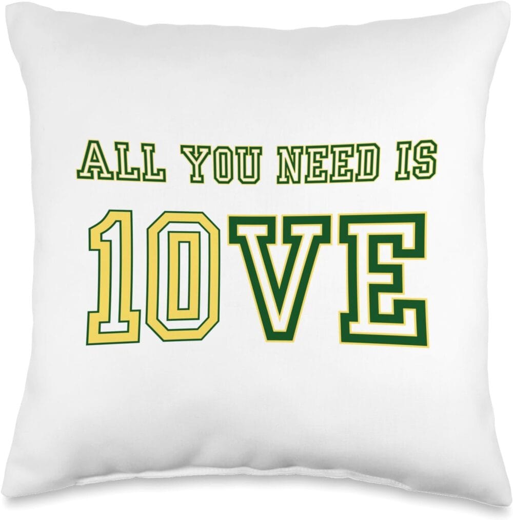 All that You Need Is 10ve funny 10ve sport for men and women Throw Pillow