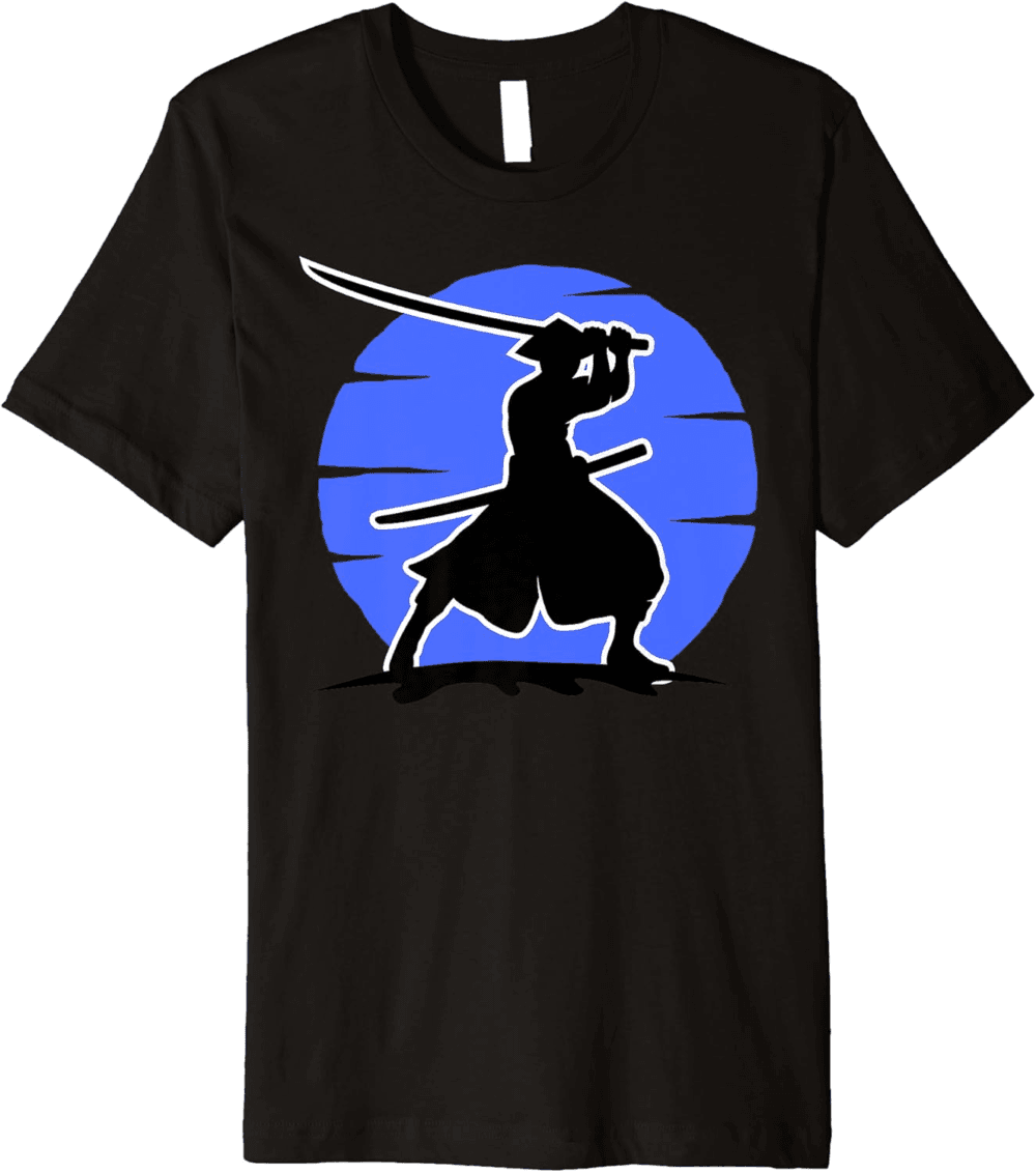 Anchor Blue Ancient Samurai T-Shirt