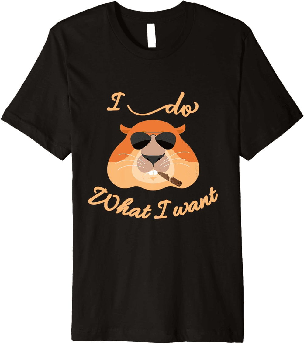 Cool Groundhog Do What I Want Rebel T-Shirt