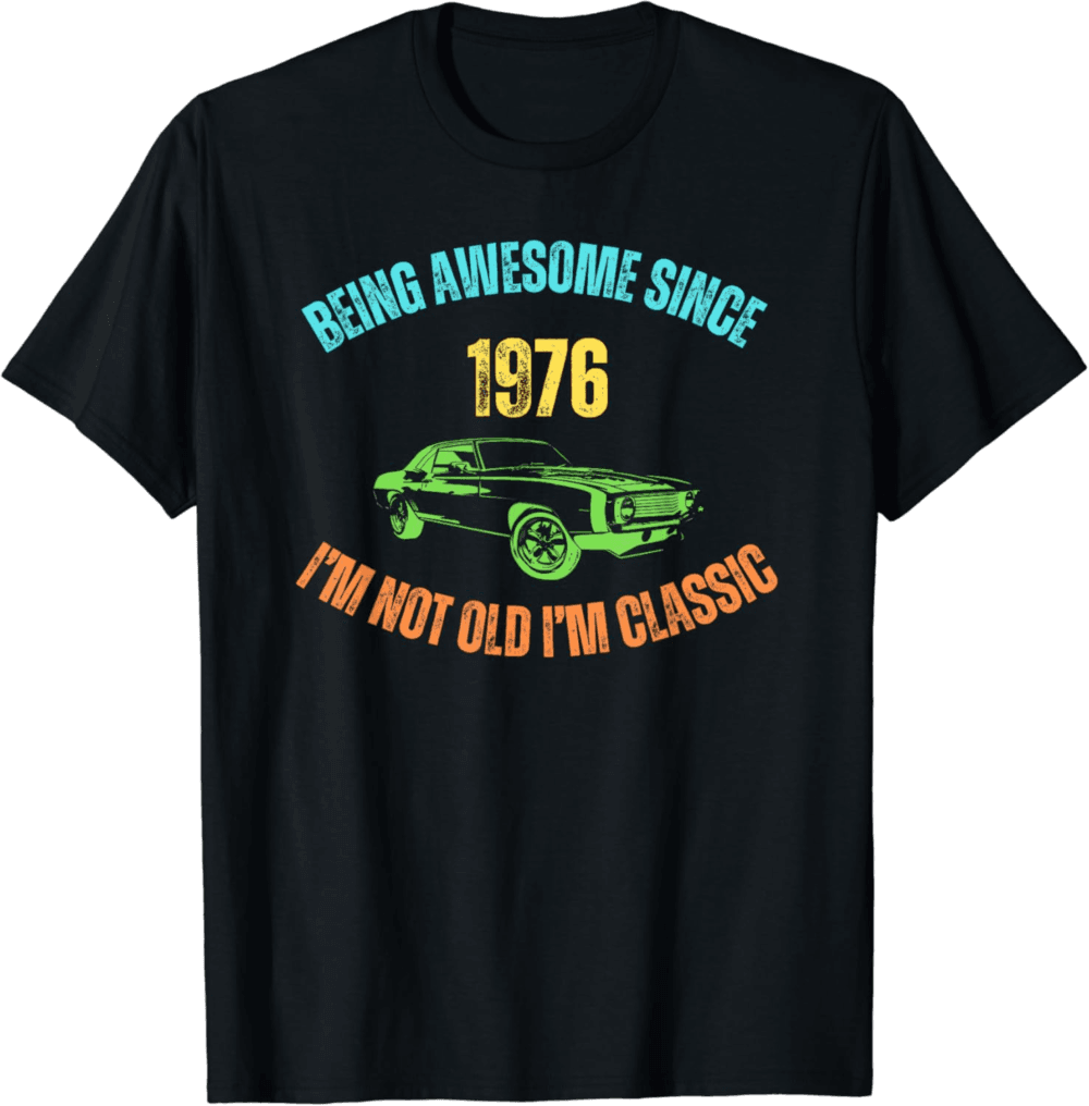 Lustiges originelles Geschenk zum Geburtstag Vintage 1976 Geburtstag