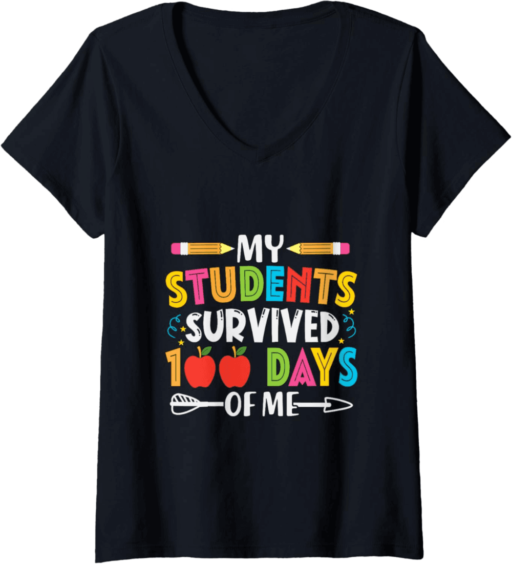 My students survived 100 days of me funny teacher's