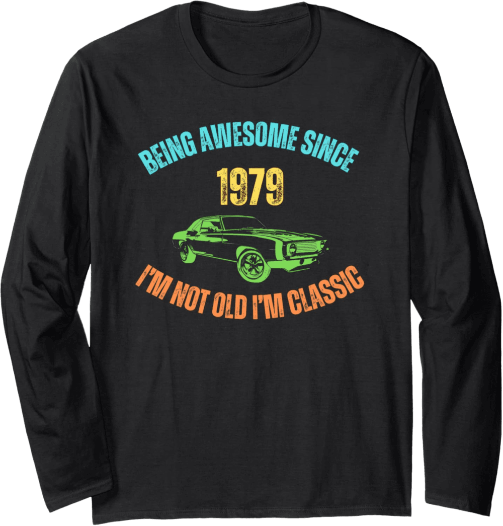 Funny original present for birthday Vintage 1979 Birthday