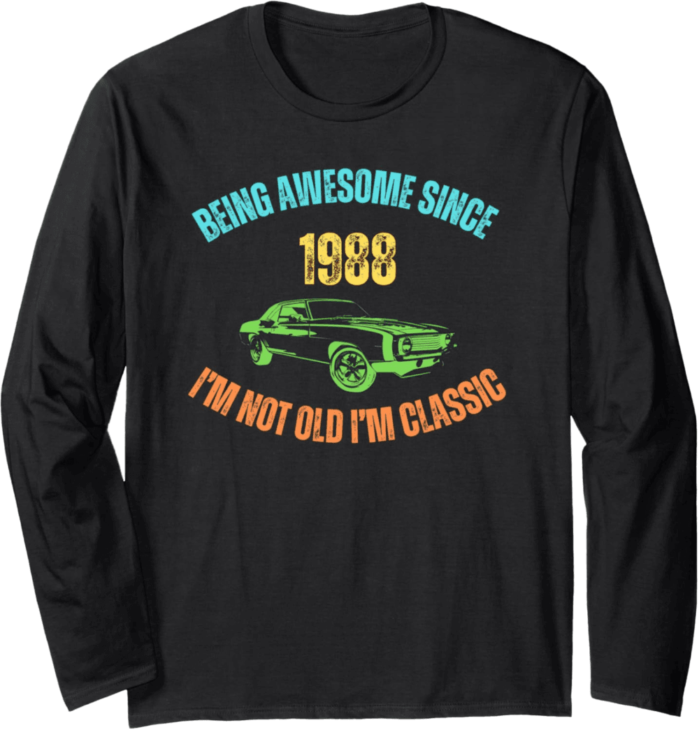 Funny original present for birthday Vintage 1988 Birthday