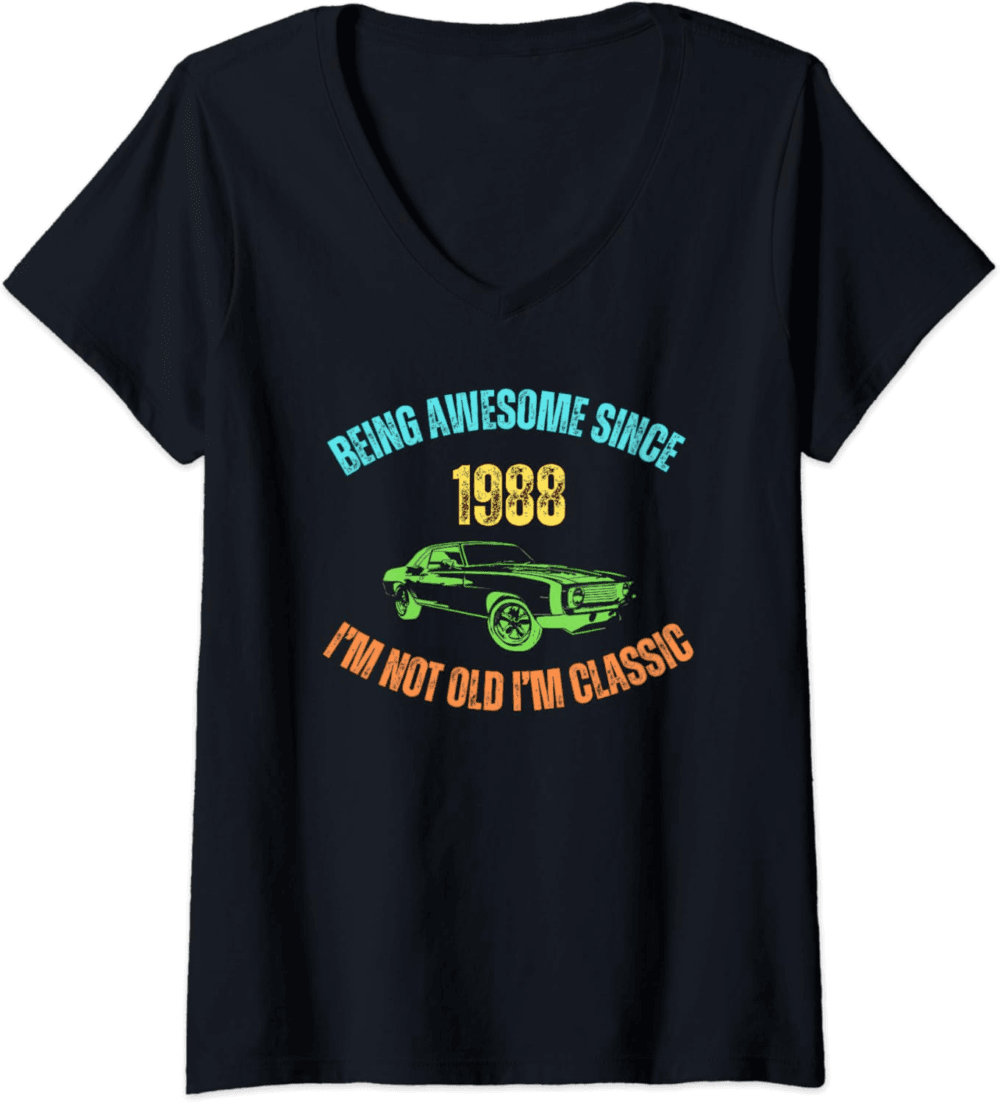 Lustiges originelles Geschenk zum Geburtstag Vintage 1988 Geburtstag
