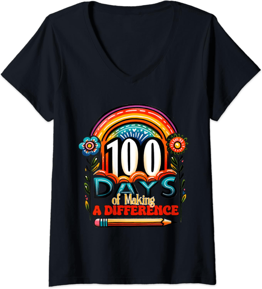 100 Days of Making Difference 100th Day of School Teacher