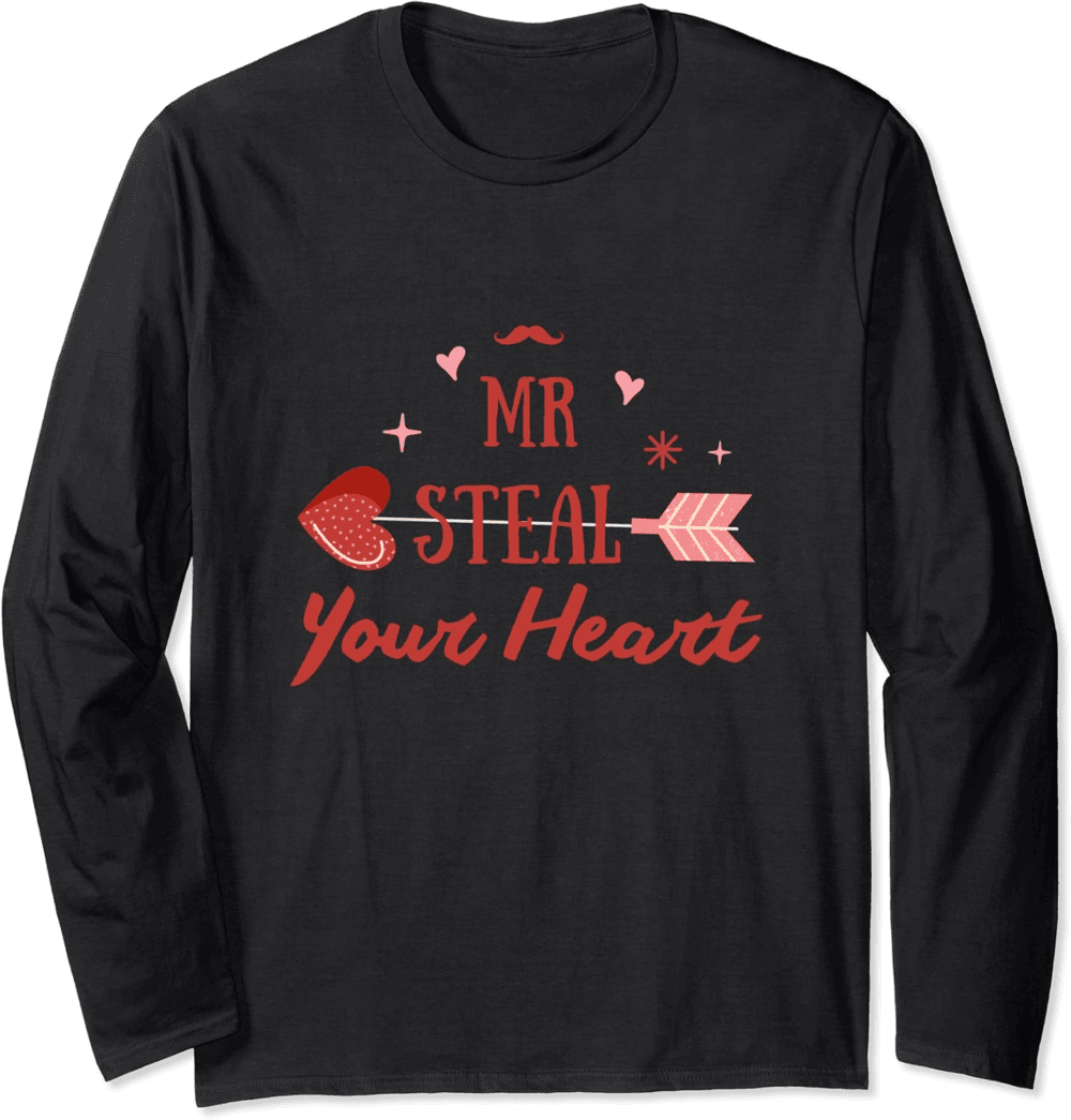 Charming Intrigue, Mr. Steal Your Heart Long Sleeve T-Shirt