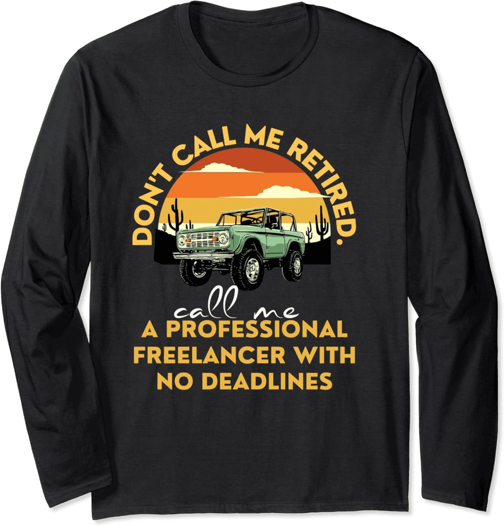 Funny present for retiree, call me a professional freelancer
