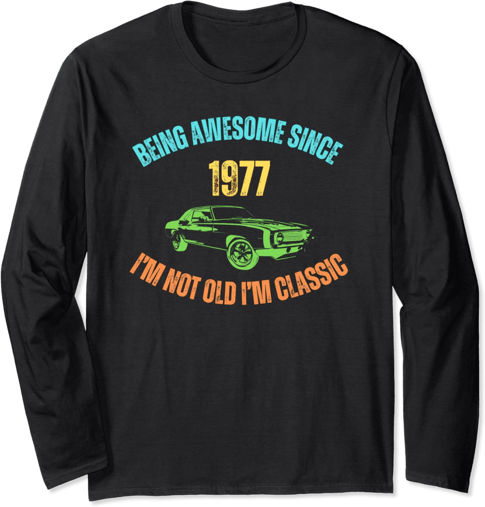 Lustiges originelles Geschenk zum Geburtstag Vintage 1977 Geburtstag