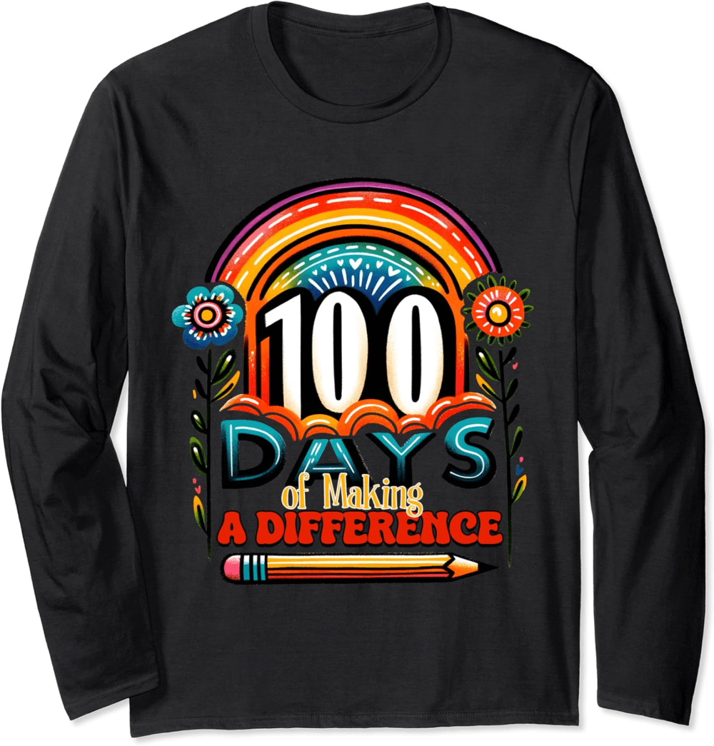 100 Days of Making Difference 100th Day of School Teacher
