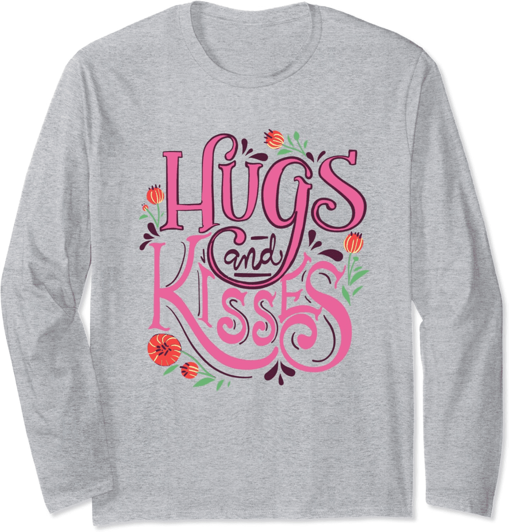 XOXO Affection, Hugs and Kisses Long Sleeve T-Shirt