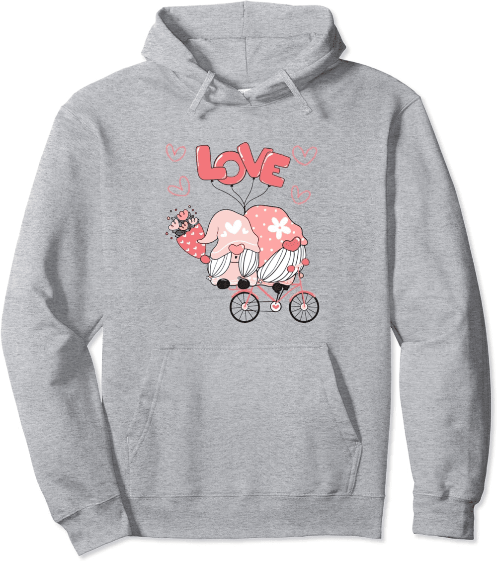 Gnomes' Heart Connection: Love in Every Gnome Hoodie