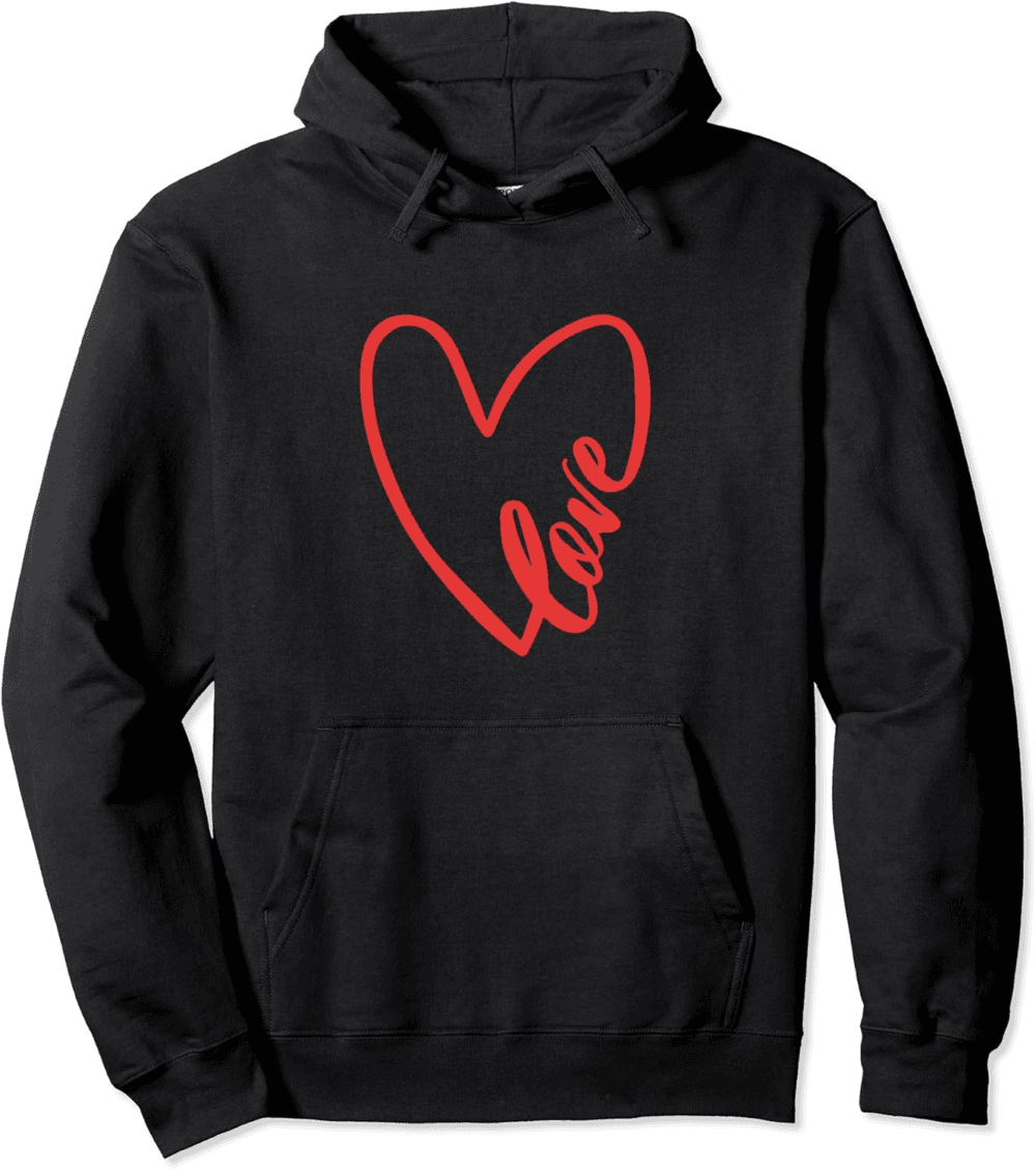 Heartfelt Love, Shaped to Perfection Hoodie