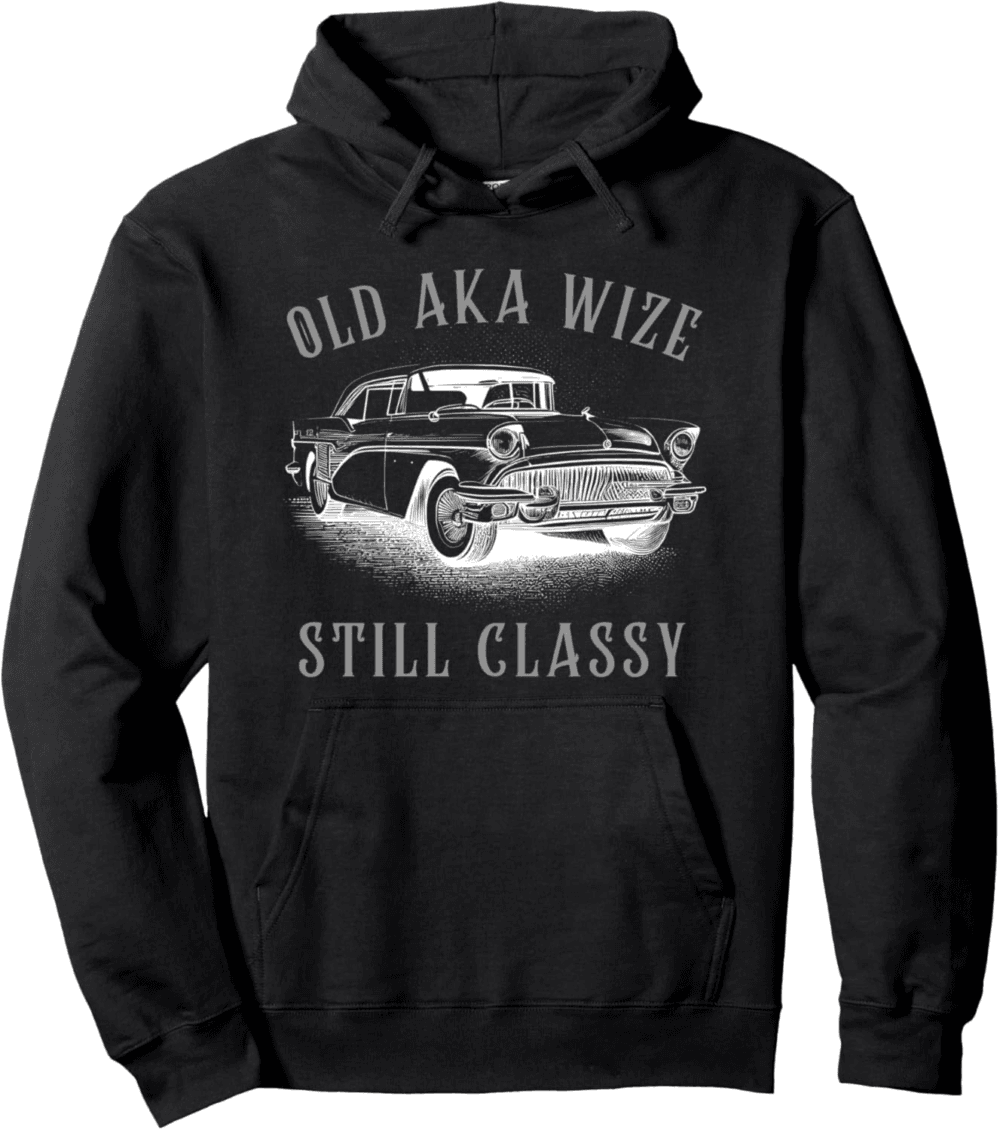 Old aka Wise Vintage birthday Hoodie