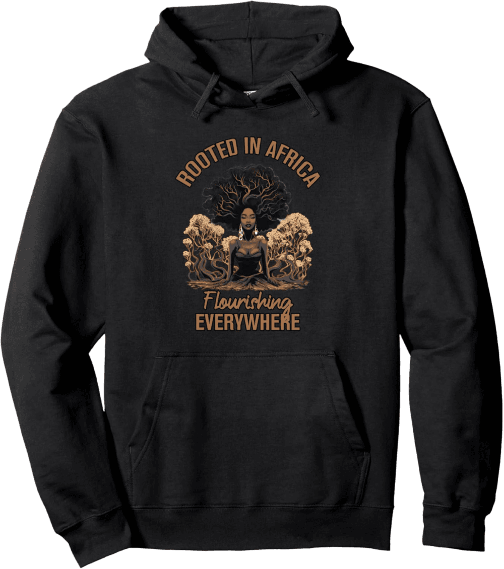 African Roots Blossom, Empowering Women's Tee, Flourishing
