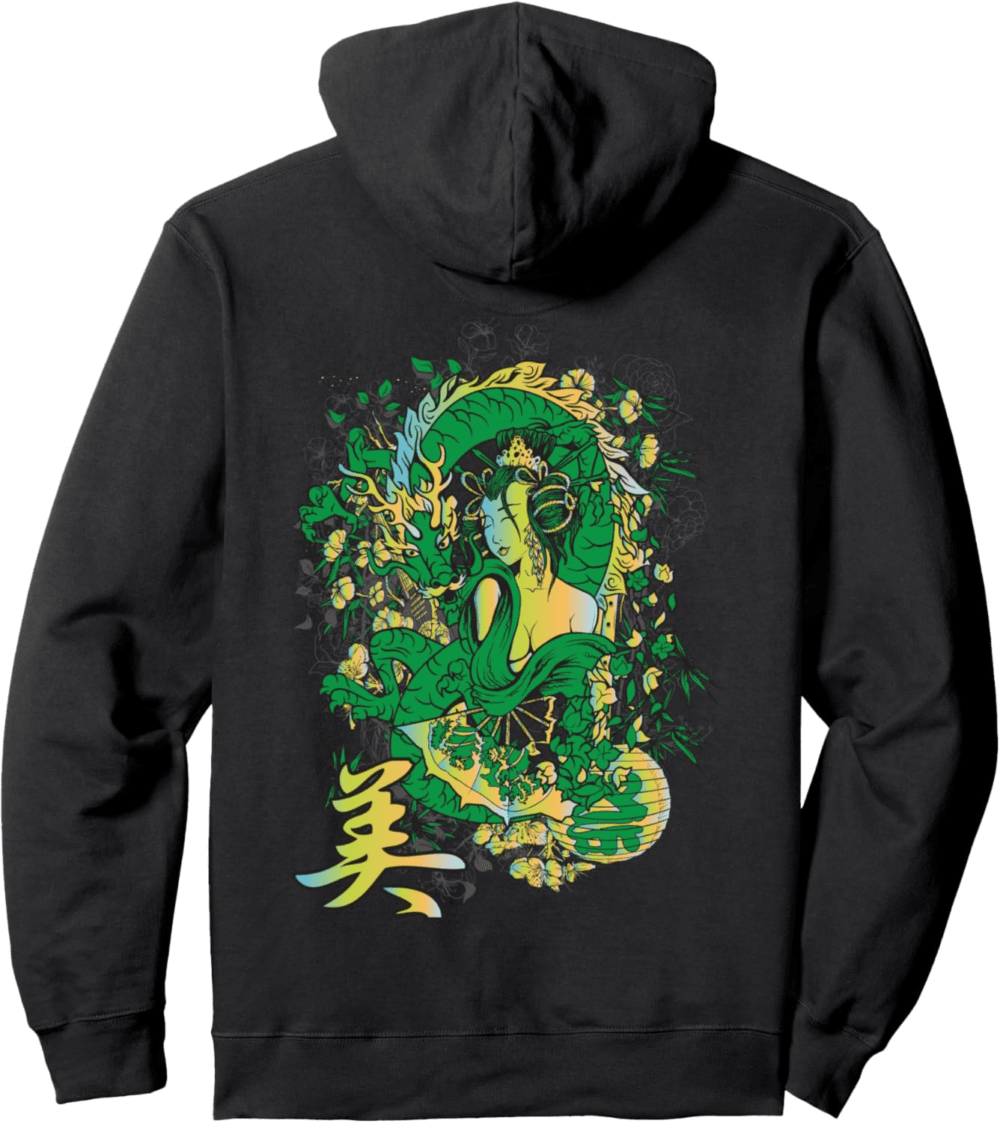 Dragon Chinese Goddess Mystical Art Hoodie
